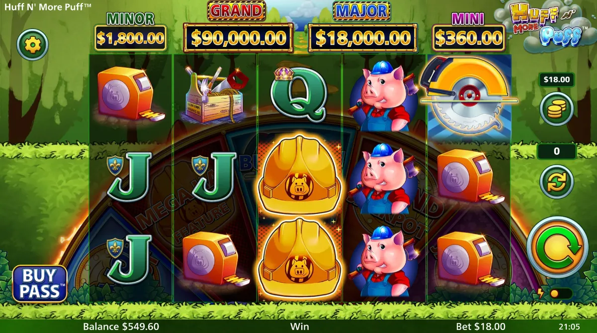 Huff N' More Puff Slot