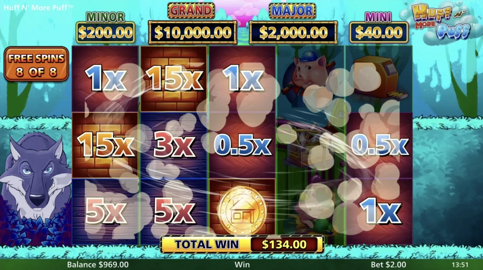 Huff N' More Puff Slot